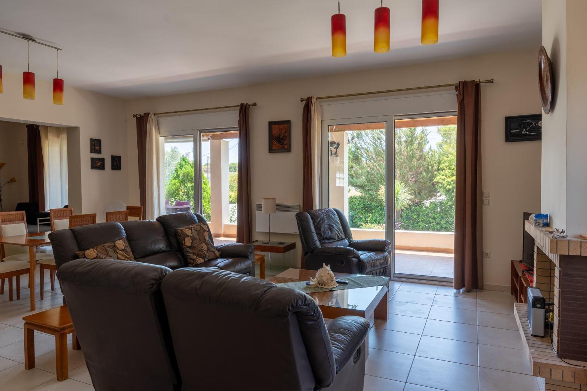 Beautiful Summer Villa In Chalkoutsi Khalkoutsion المظهر الخارجي الصورة
