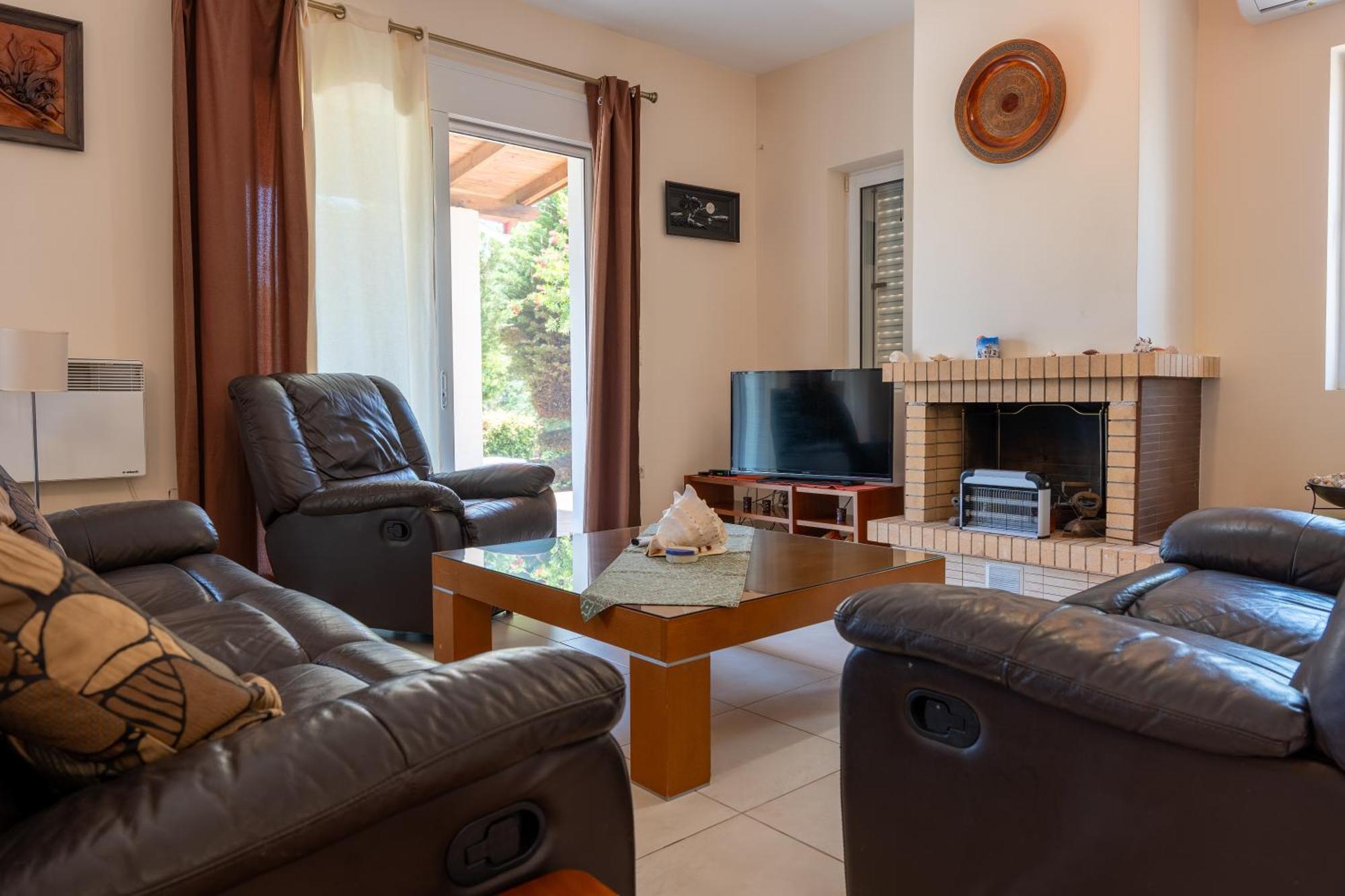 Beautiful Summer Villa In Chalkoutsi Khalkoutsion المظهر الخارجي الصورة